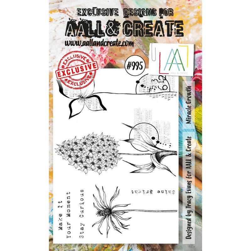 AALL & Create A6 Clear Stamp Set - Miracle Growth, ALLTP995