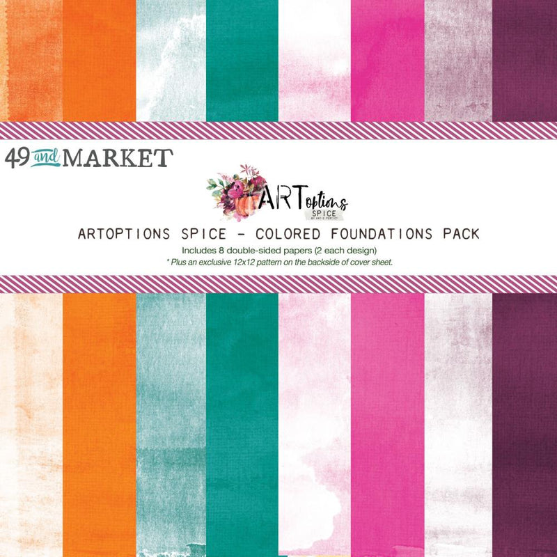 49 & Market - ARToptions Spice 12x12 - Colored Foundations Pack, AOS25149