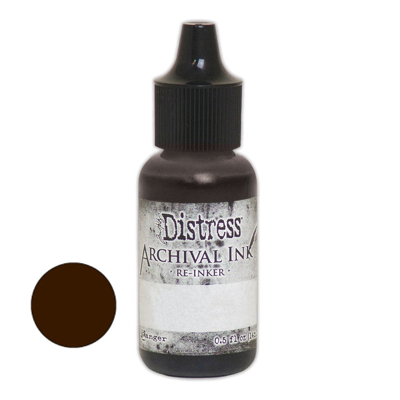 Tim Holtz Distress Archival Ink Re-Inker - Ground Espresso, ARD51107