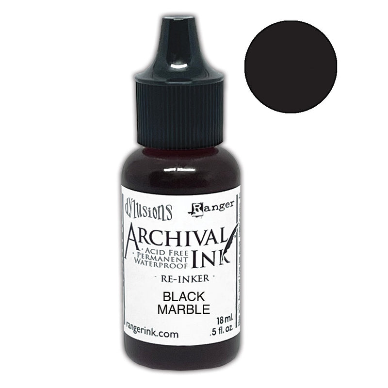 Dyan Reaveley Dylusions Archival Reinkers - Black Marble, ARD51176 Kit