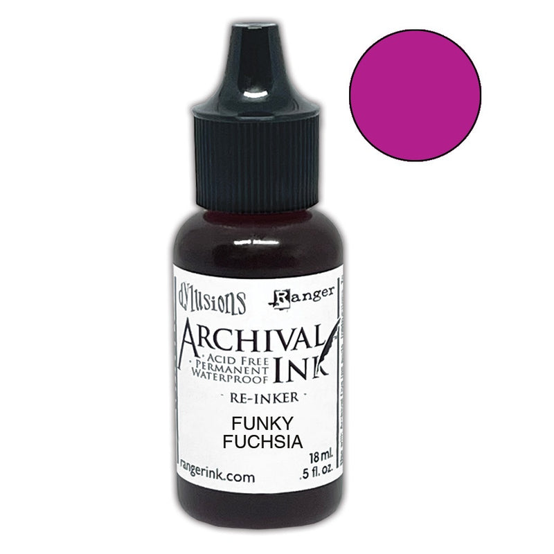 Dyan Reaveley Dylusions Archival Reinkers - Funky Fuchsia, ARD85287 Kit
