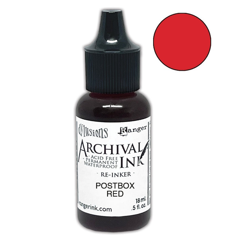 Dyan Reaveley Dylusions Archival Reinkers -Postbox Red, ARD85331 Kit