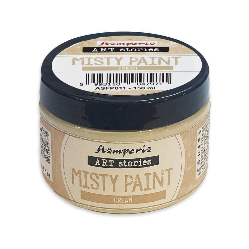Coming Soon - Stamperia Art Stories Misy Paint 150ml - Cream, ASFP011