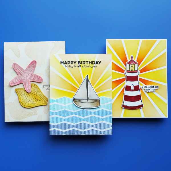 Spellbinders Stamp & Die Bundle - Smooth Sailing, BD-0766 by: Simon Hurley