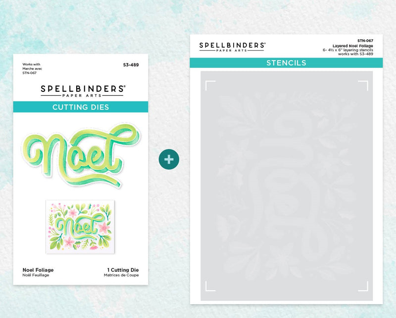 Spellbinders - Layered Noel Foliage & Die Bundle, BD-0777