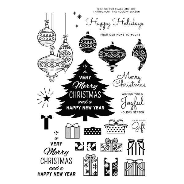 Spellbinders Stamp & Die Bundle - Retro Holiday, BD-0784 by: Simon Hurley