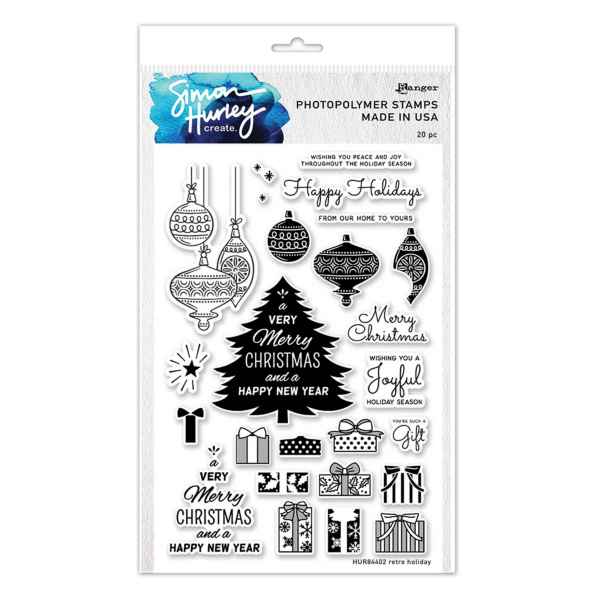 Spellbinders Stamp & Die Bundle - Retro Holiday, BD-0784 by: Simon Hurley