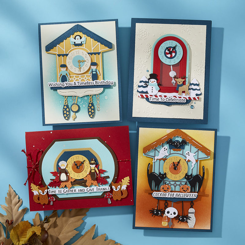 Spellbinders Etched Dies - Cuckoo Cottage Die Bundle, BD-0987