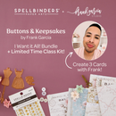 Spellbinders - Buttons & Keepsakes I Want It All + Class Kit Bundle, BD-1080 & 1145