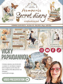 Stamperia Art Journaling Selection - Secret Diary, BJS001