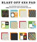 Echo Park - Double-Sided Paper Pad 6"X6" - Blast Off, BO407023