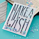 Spellbinders Press Plate - Diagonal Make A Wish, BP-037