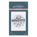 Spellbinders BetterPress Press Plate - Most Wonderful Time, BP-066