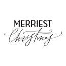 Spellbinders BetterPress Plate - Merriest Christmas, BP-068