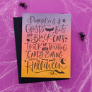 Spellbinders BetterPress Press Plate - Pumpkins & Ghosts Background, BP-078