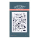 Spellbinders BetterPress Press Plate - Pumpkins & Ghosts Background, BP-078
