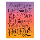 Spellbinders BetterPress Press Plate - Pumpkins & Ghosts Background, BP-078