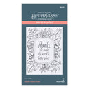 Spellbinders BetterPress Press Plate - Autumn Thanks Frame, BP-083