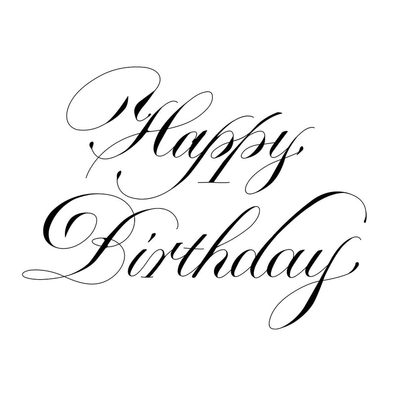 Spellbinders BetterPress Press Plates - Happy Birthday, BP-098