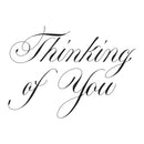 Spellbinders BetterPress Press Plates - Copperplate Thinking of You, BP-101