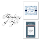 Spellbinders BetterPress Press Plates - Copperplate Thinking of You, BP-101