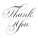 Spellbinders BetterPress Press Plates - Copperplate Thank You, BP-103