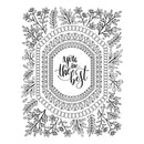 Spellbinders BetterPress Press Plate - Mirrored Arch Nested Sprigs, BP-112