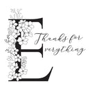 Spellbinders BetterPress Press Plates - Floral E and Sentiment, BP-128