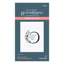 Spellbinders BetterPress Press Plates - Floral O and Sentiment, BP-138