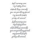 Spellbinders BetterPress Press Plate - Family Sentiments, BP-173