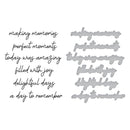 Spellbinders BetterPress Press Plate - Happiness Sentiments, BP-175