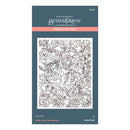 Spellbinders BetterPress Press Plate - Winter Rose Background, BP-195