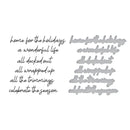 Spellbinders BetterPress Press Plate - Christmas Sentiments, BP-208