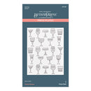 Spellbinders BetterPress Press Plates - Classy Glasses, BP-209