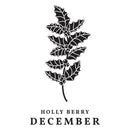 Spellbinders BetterPress Press Plate - December Holly Berry, BP-256