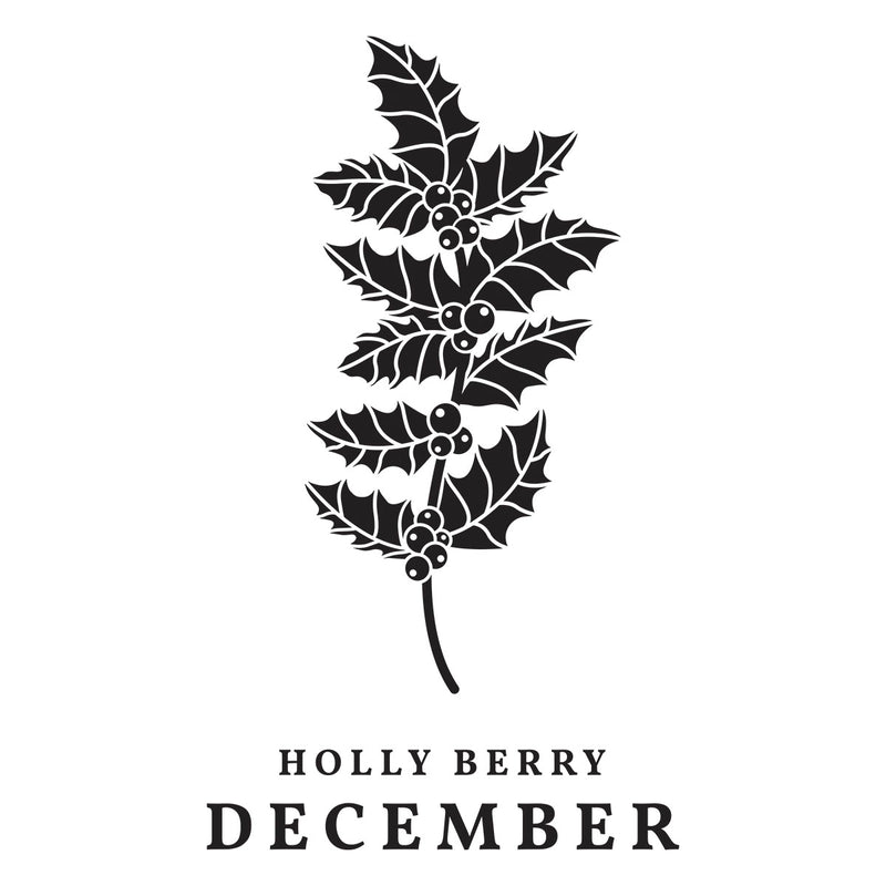 Spellbinders BetterPress Press Plate - December Holly Berry, BP-256