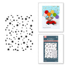 Spellbinders BetterPress Plate - Falling Stars, BP-262