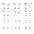 Spellbinders BetterPress Press Plate - 2025 DIY Calendar, BP-263