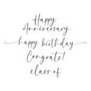 Spellbinders BetterPress Press Plate - Sweeping Celebraion Sentiments, BP-267