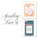Spellbinders BetterPress Plate - Copperplate Sending Love, BP-280