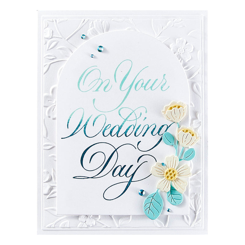 Spellbinders BetterPress Plate - Copperplate On Your Wedding Day, BP-283