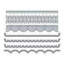 Spellbinders BetterPress Press Plate & Die Set - Pressed Lace Borders, BP-284