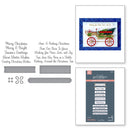 Spellbinders BetterPress Plate & Die Set - Country Christmas Banner & Sentiments, BP-307