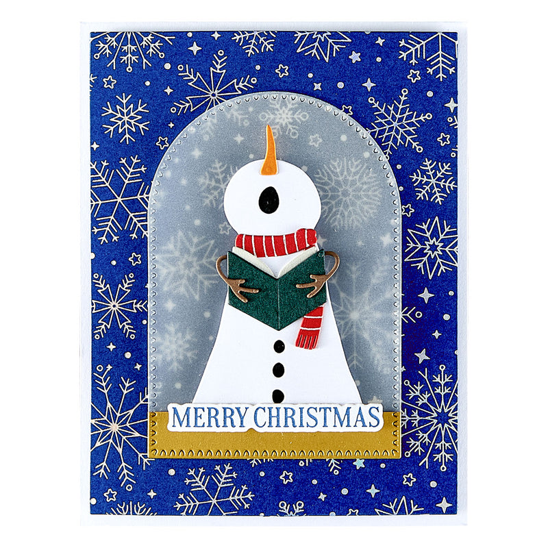 Spellbinders BetterPress Press Plate Snowfall Shimmer, BP-314