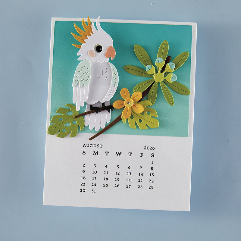Spellbinders BetterPress Press Plate DIY 2026 Calendar, BP-316