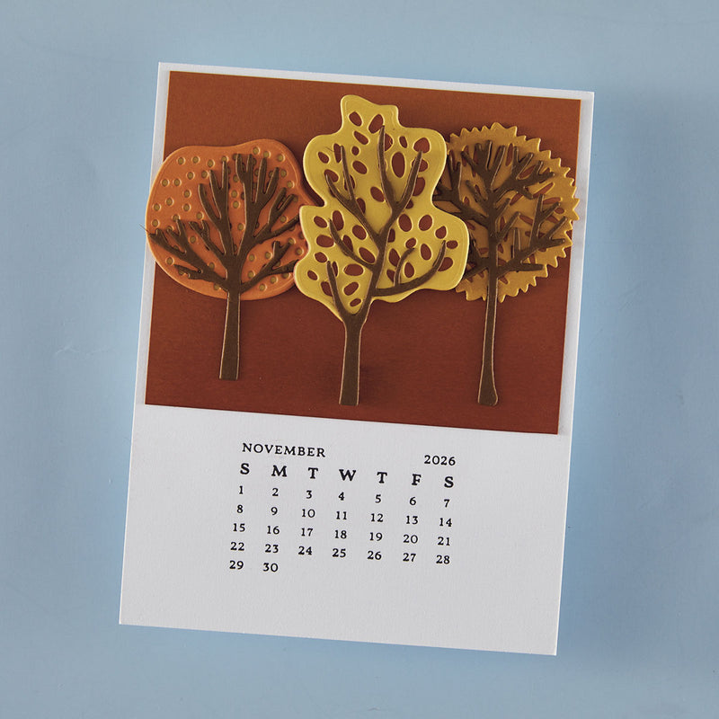 Spellbinders BetterPress Press Plate DIY 2026 Calendar, BP-316