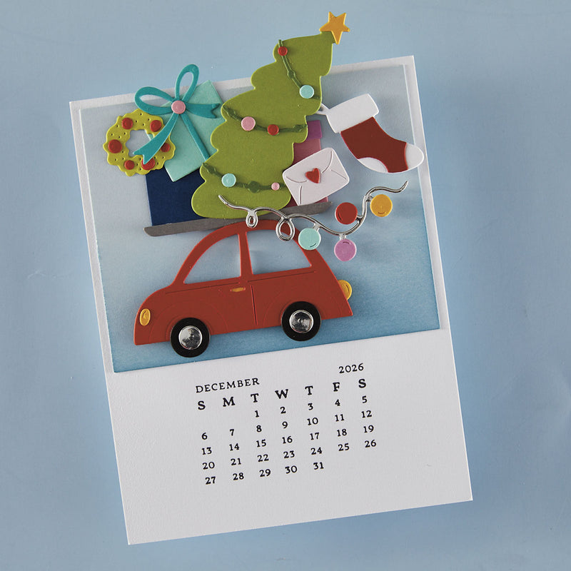Spellbinders BetterPress Press Plate DIY 2026 Calendar, BP-316