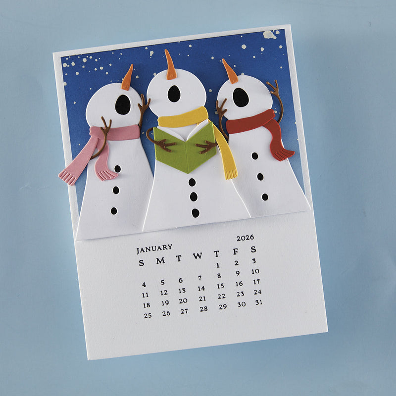 Spellbinders BetterPress Press Plate DIY 2026 Calendar, BP-316