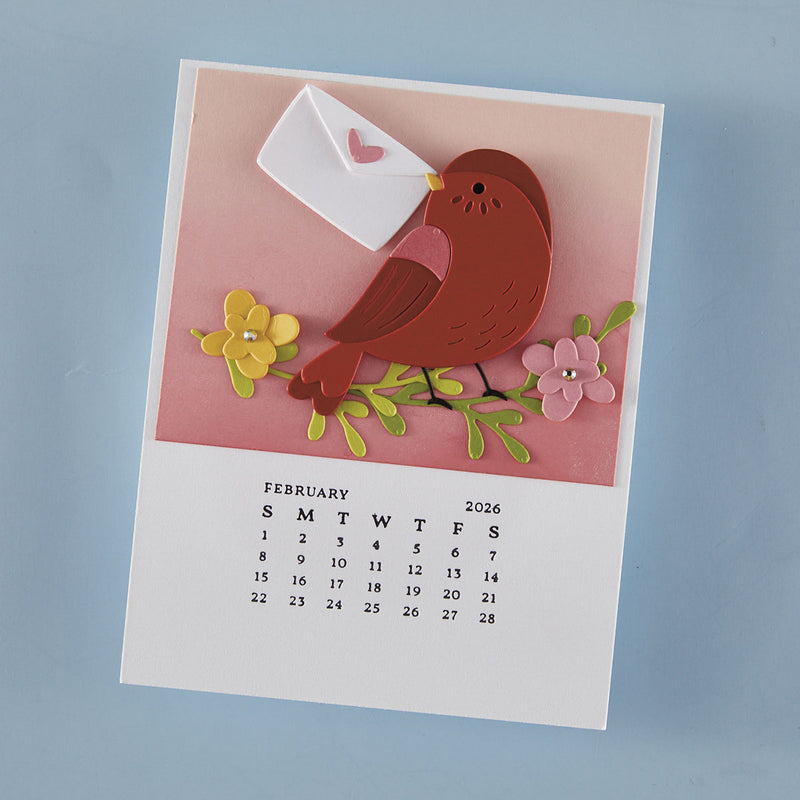 Spellbinders BetterPress Press Plate DIY 2026 Calendar, BP-316