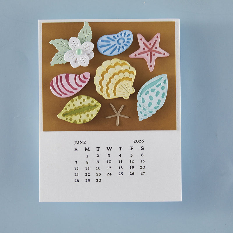 Spellbinders BetterPress Press Plate DIY 2026 Calendar, BP-316